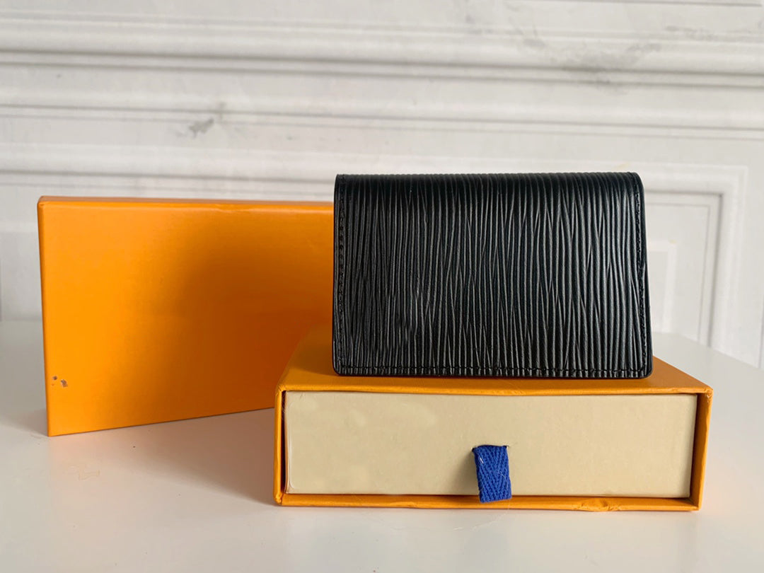 2025 New Designer High Quality Men&#039;s and Women&#039;s Wallet Briefcase Fashion Genuine Leather Card Holder Wallet AAAAA