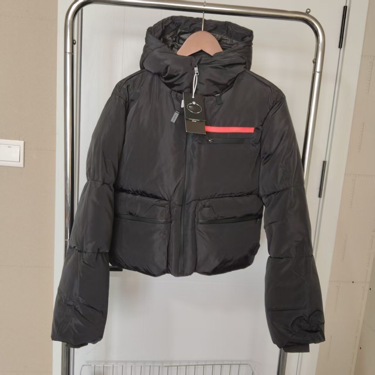 P-R-A Designer Parkas Luxury brand puffer jacket womens jacket down winter puffer jacket men women thickening coat Fashion parka outerwear designer