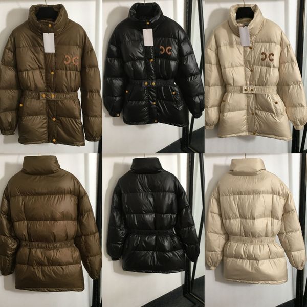 Designer Slim Down Jacket Women Winter Warm Long Coats Windproof Puffer Jackets Parkas Outerwear