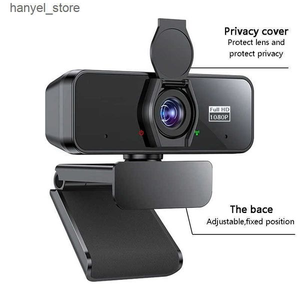 Webcams USB network camera 1080P focusing full HD 30f PC rotating with microphone computer laptop live broadcast L240910 L0910