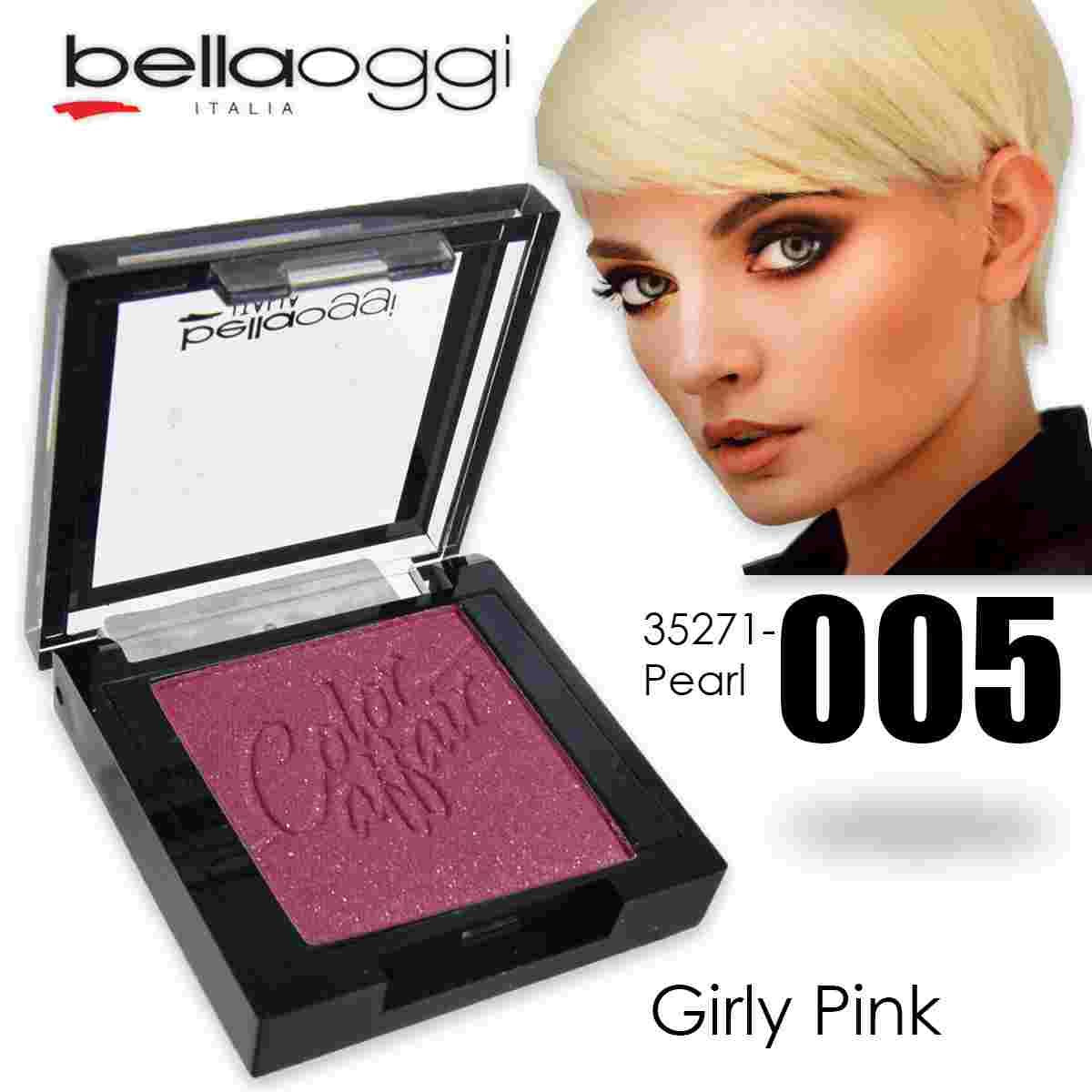 Bella Oggi Color Affair Pearl & Shine Lidschatten, mädchenhaftes Rosa