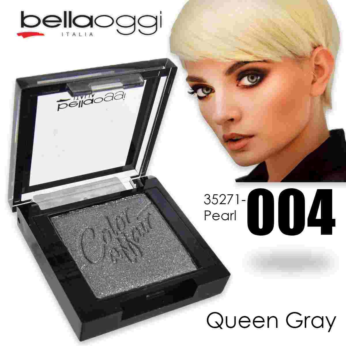 Bella Oggi color affair pearl & shine queen gray eyeshadow