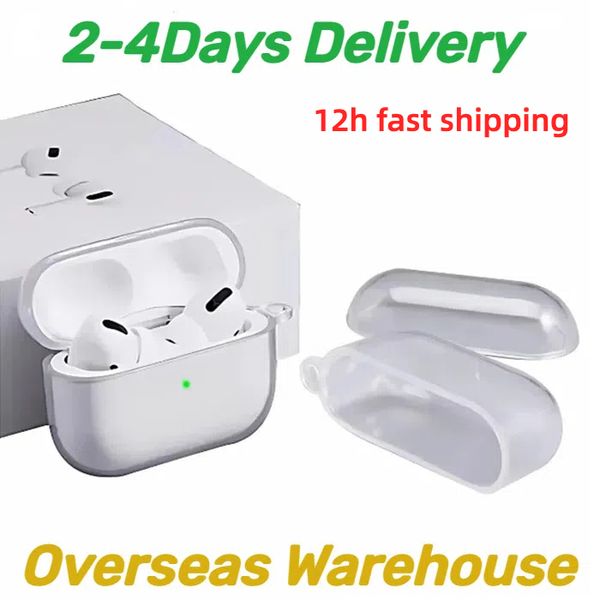 For Air pro 2 2nd generation 3 pros max Headphone Accessories Solid TPU Silicone Protective Earphone Cover Wireless Charging Case