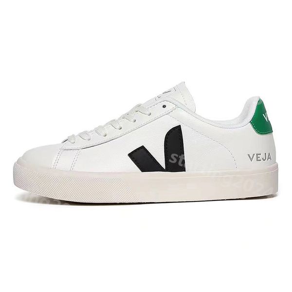 Shoes 2005 French Brazil Green Earth Low-carbon Life v Organic Cotton Flats Platform Sneakers Women Classic White Designer Mens Trainers T41