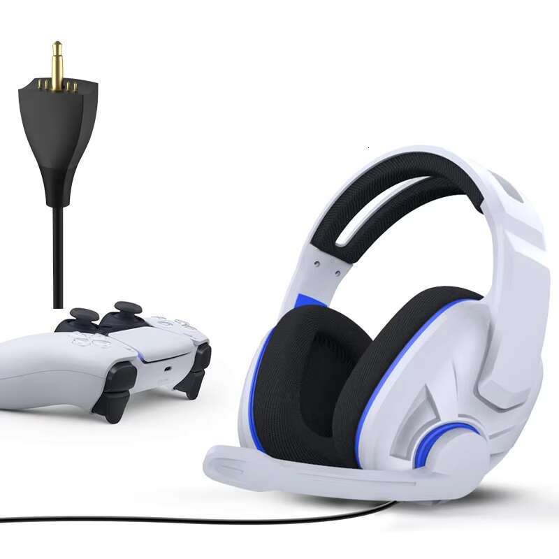 CoolRabbie 3D Stereo Audifonos Wired Gaming Earphone With Microphone Playstation 5 Headset Headphone for PS5