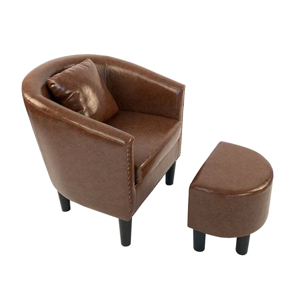 Sleek Armchair and Loveseat Set - Versatile Furniture Ideal for Any Home Decor