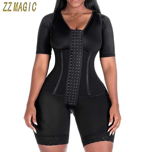 Fajas Colombia Female Postpartum Weight Loss Girl Postoperative High Compression Bodysuit Shapewear Corset Waist Trainer W240801