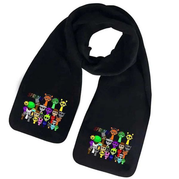 Scarves Wraps Sprunki Fall And Winter Warm Scarf Incredibox Shawl Boys Girls Scarf Children Christmas Birthday Gifts Rhythm Box Peripherals