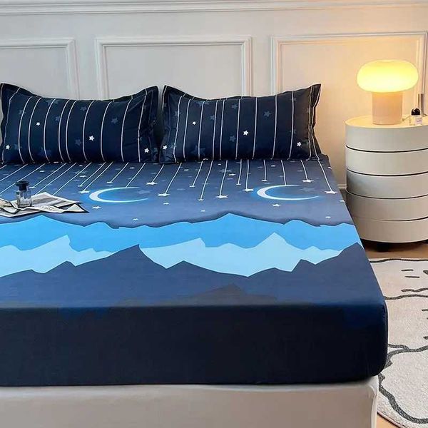 Personalized patch health pad protection bed high-end breathable pad cover linen pillowcase free classic fabric W240907