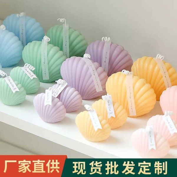 Small Shell Aromatherapy Candles DIY Handmade Wedding Aromatherapy Gifts Photography Props Birthday Candles Y240815