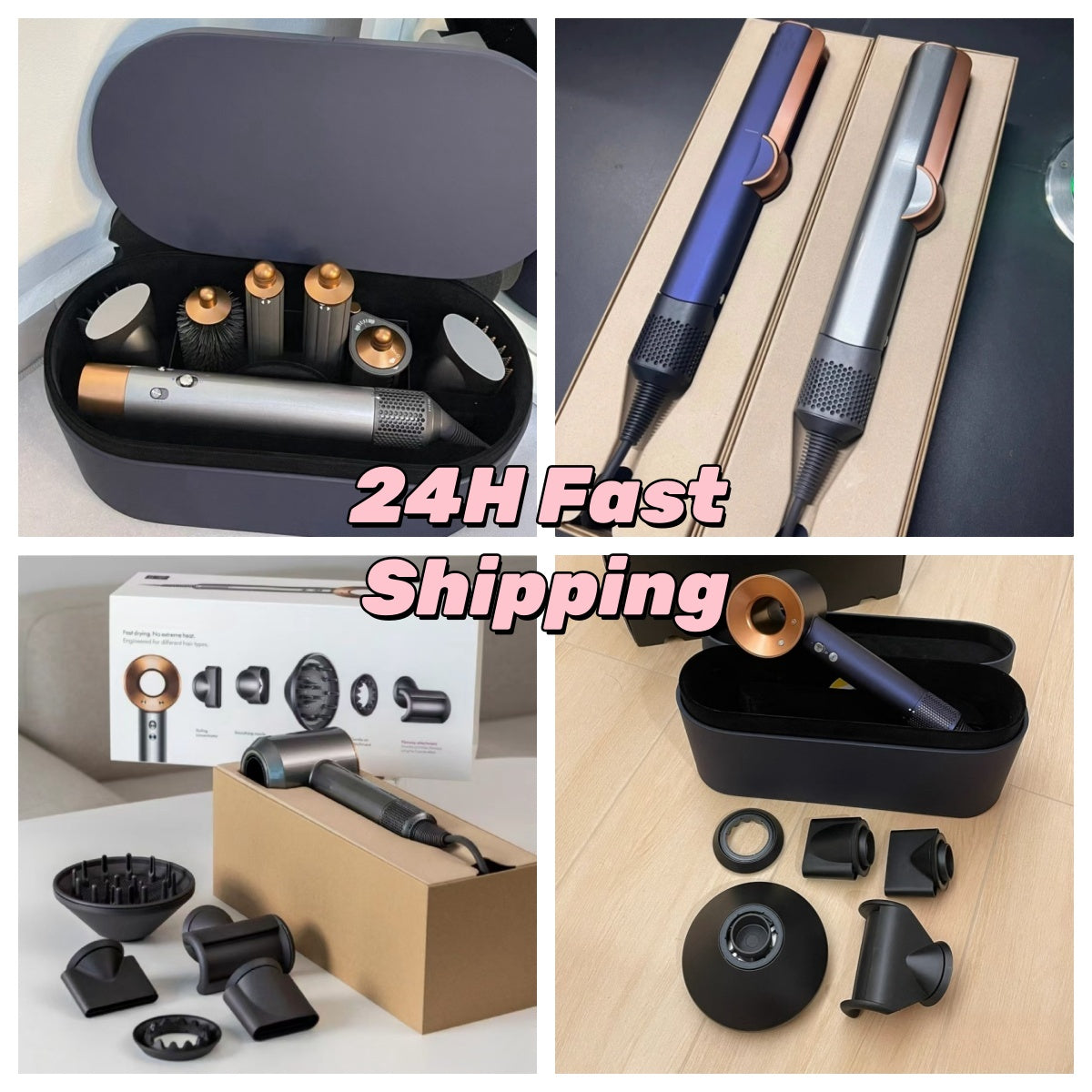 HS05 HD08 HT01 multi-functional 7-in-1 hair curler hairdryer straightener temperature adjustment hair care fast styling professional salon tool loca