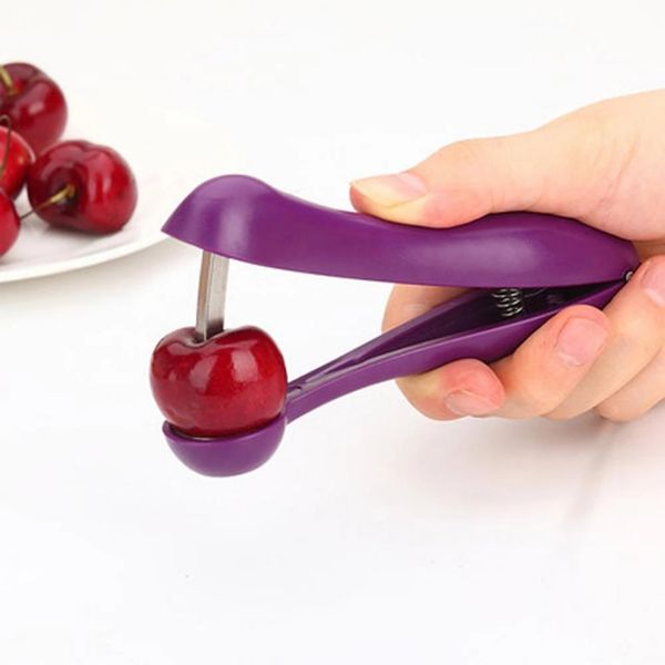 1 PCS Cherry Fruit Kitchen Pitter Remover Olive Core Corer Remove Pit Tools Seed Household Kitchen Gadget