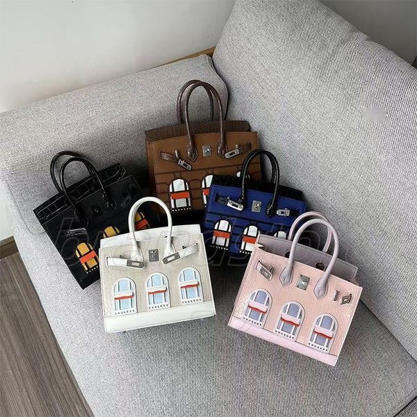 Evening Bags 10A Retro Small House Mirror Quality Tote Bags Designer Bags Luxury Bag Mini Tote Hand Stitched Bag Shoulder Crossbody Handbag