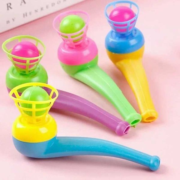 Montessori Blow Pipe Balls Toy Child Board Game Party Bag Fillers Wedding Kids Educational Toys for Kids Children Birthday Party Y240801