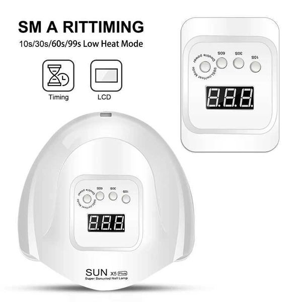 New Arrival Professional nail dryer inside LED nail lamp used to cure all gel nail polish with motion sensing ergonomics foot therapy salon