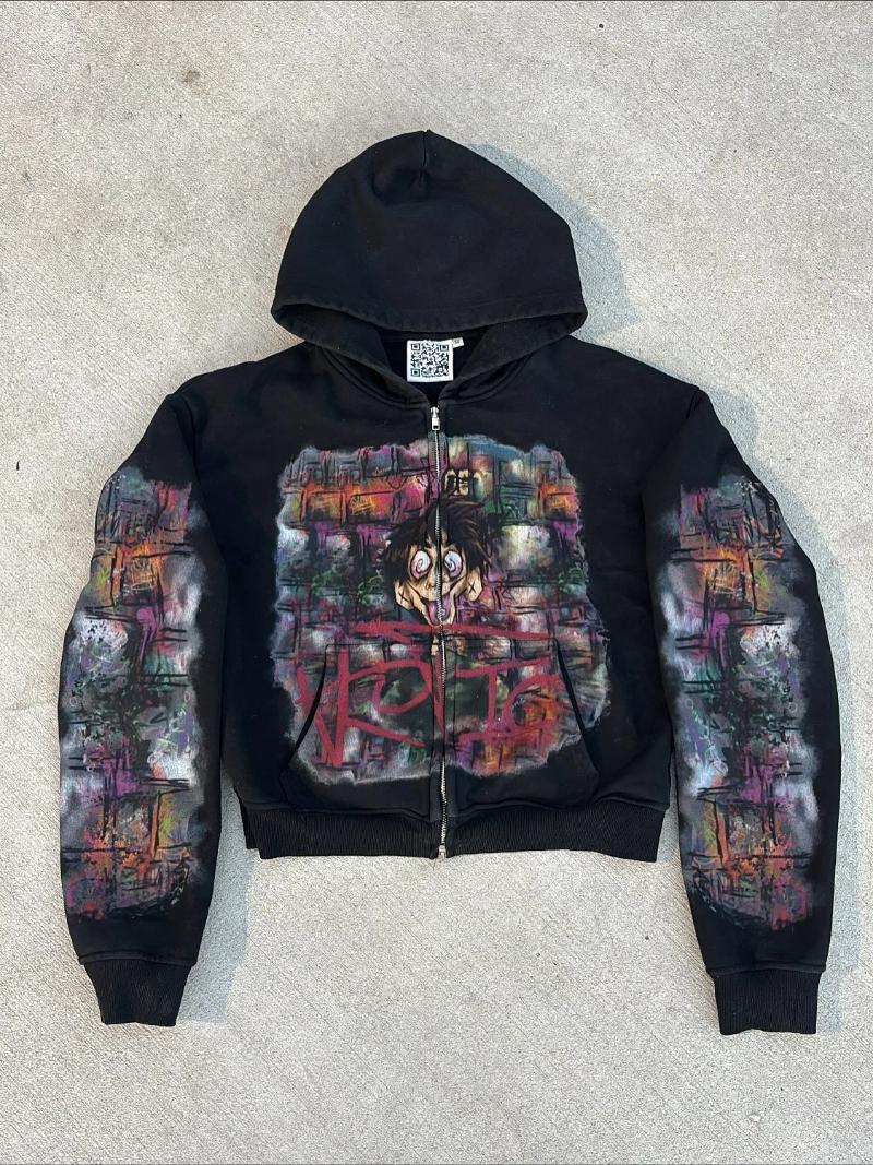 Men&#039;s Tracksuits Streetwear Harajuku Sweatshirt For Men Women Autumn Goth Retro Casual Sweatpants Clothes Hoodies Fashion Winter