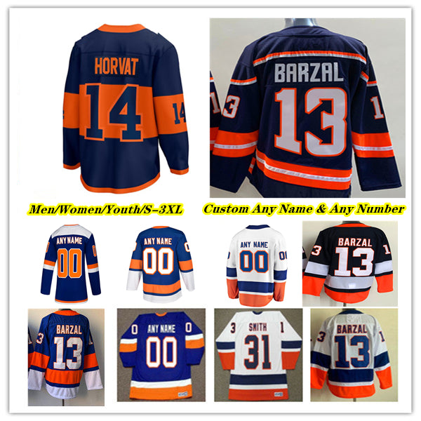 Mathew Barzal Stadium Series Hockey Jersey Brock Nelson Anders Lee Noah Dobson Bo Horvat Kyle Palmieri Pierre Engvall Cal Clutterbuck Simon Holmstro