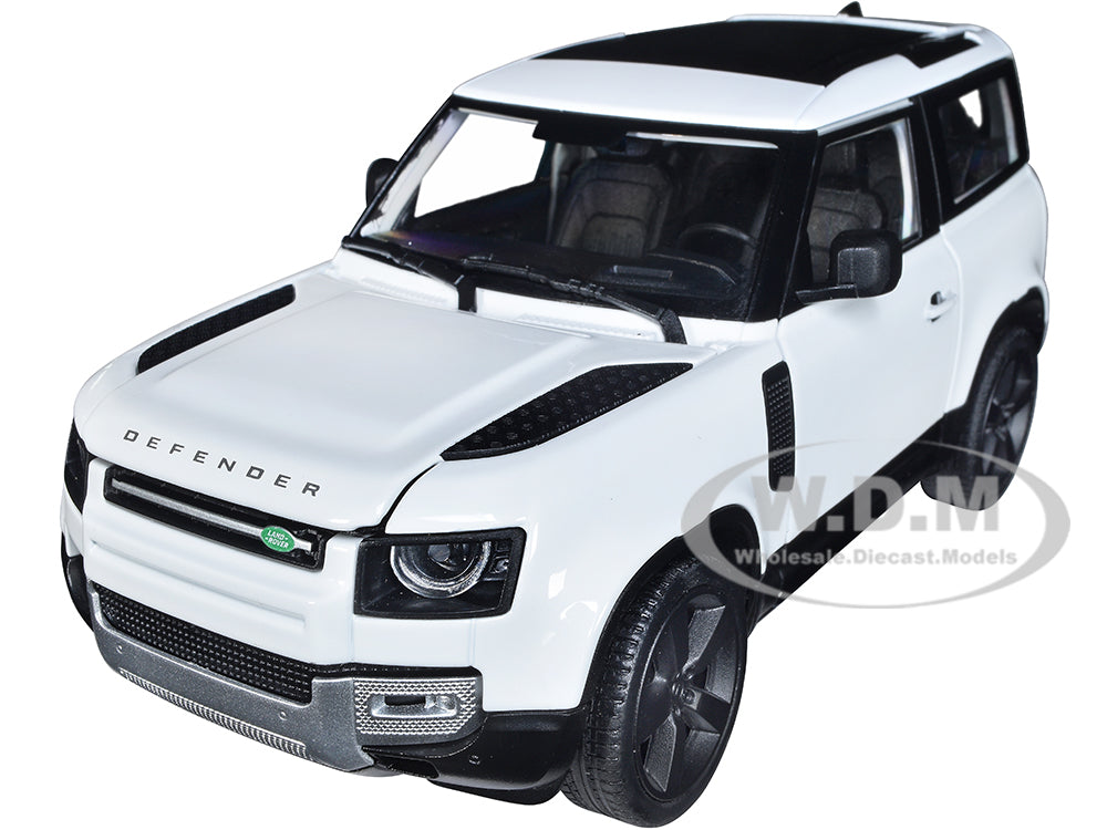 2020 Land Rover Defender Cream White "NEX Models" 1-26 Diecast Model Car by Welly