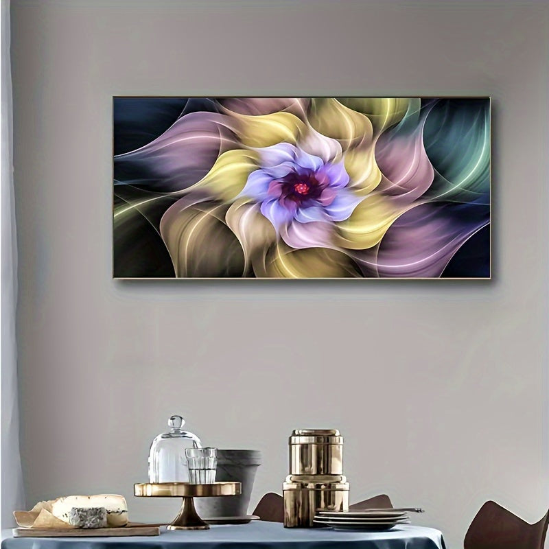 TEMU 1pc 5d Diamond Painting Kits, Abstract Floral 5d Diamond Painting Kit - Large 15.7x31.5 Inch Drill Crystal Art | Modern Wall Decor For Living