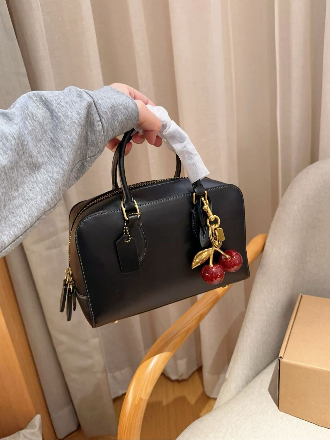 Designer Bowery24 Satchel Bowling Bag Sacoches Women&#039;s Shopping Handbag Leather ROWAN 22 Cross body Bag Pillow Wallet Hobo Shoulder Bag