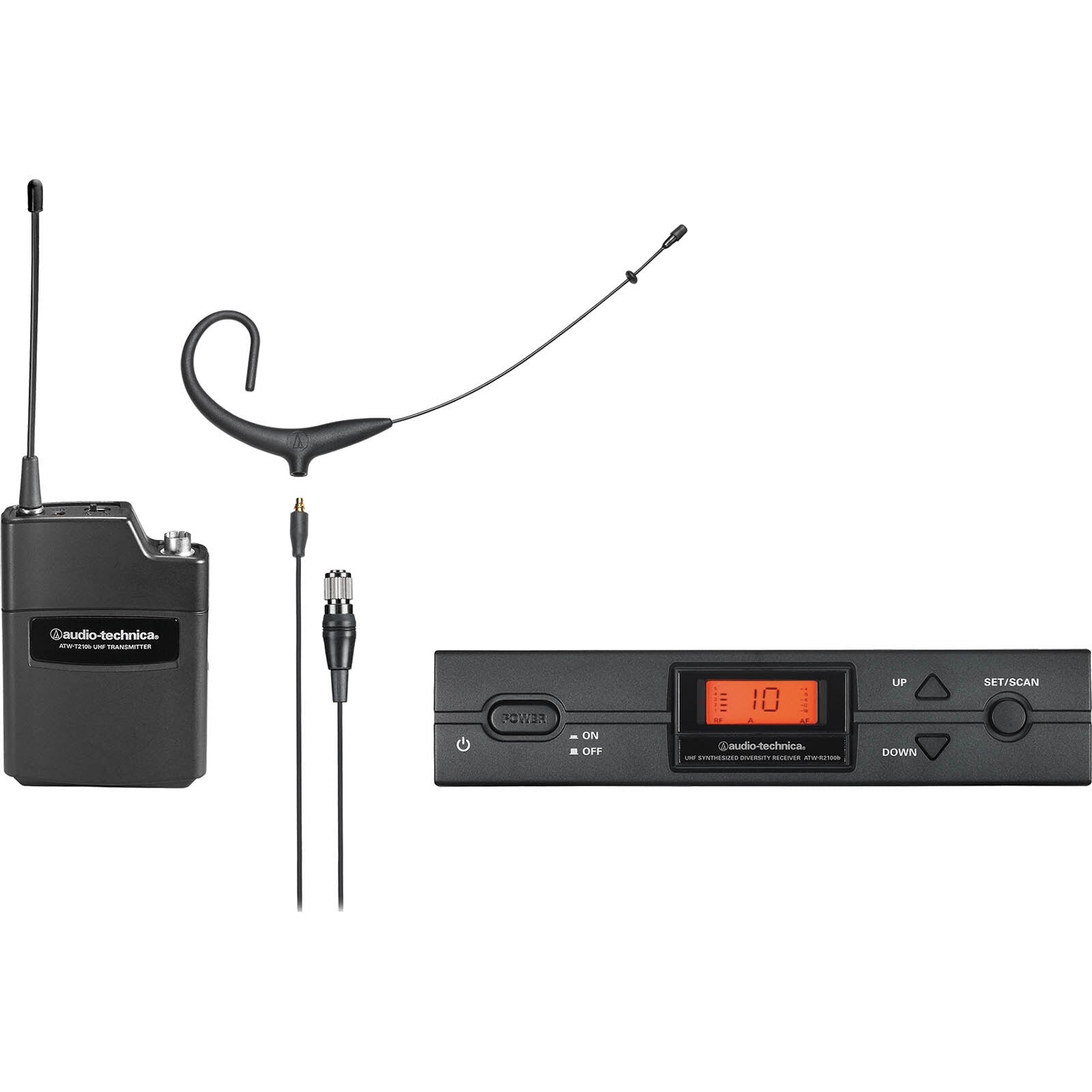 Audio-Technica ATW-2192XCI 2000 Series Wireless Omnidirectional Headworn Microphone System
