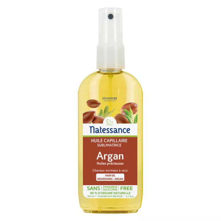 Natessance Argan Beauty Oil For Hår Og Precious Oljer Normalt Til Tørt Hår 150 ml