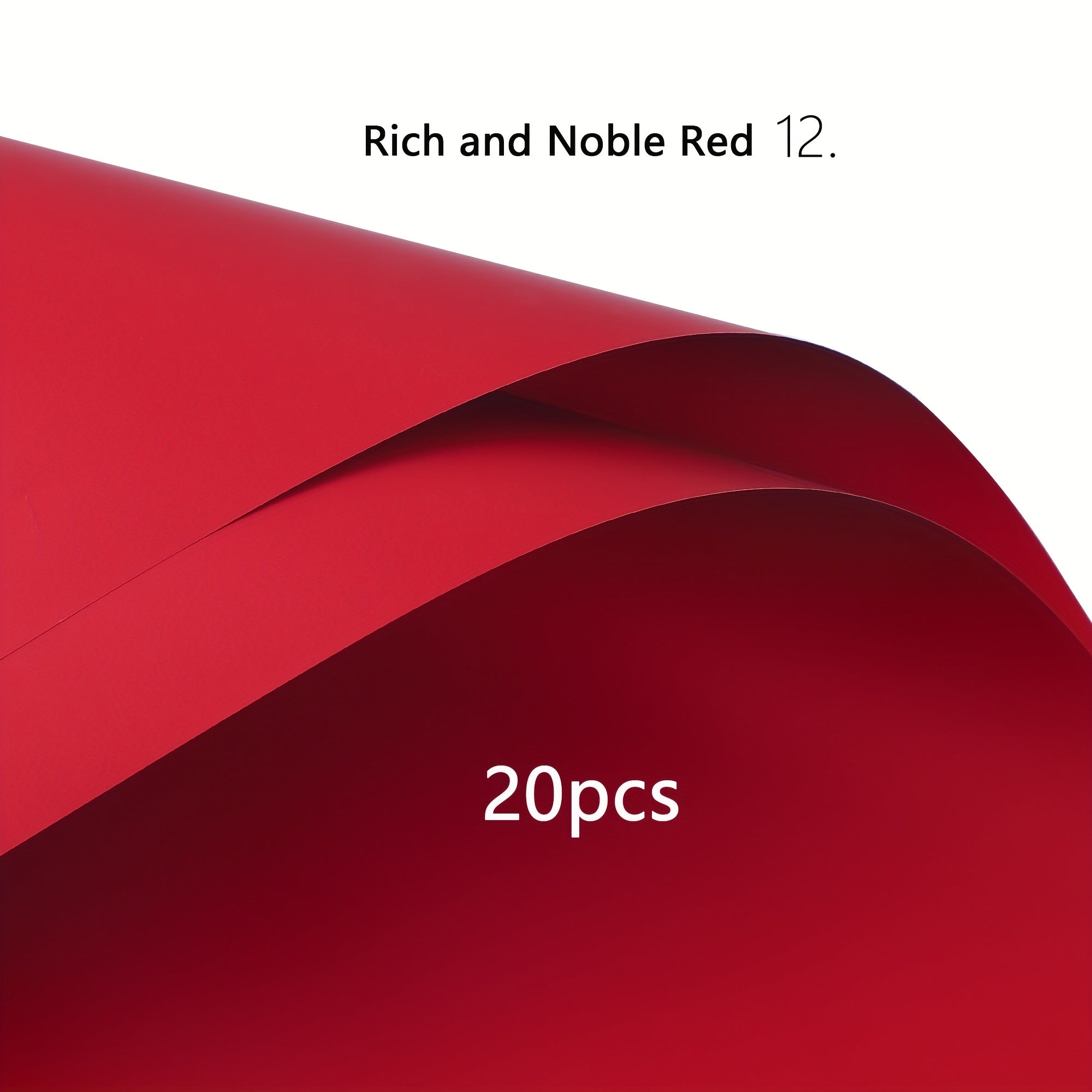 TEMU 20pcs Premium Solid – Waterproof & , Flower Wrapping, Gift Boxes, Diy Crafts, Home Decor, And Scrapbooking, Assorted Vibrant Colors