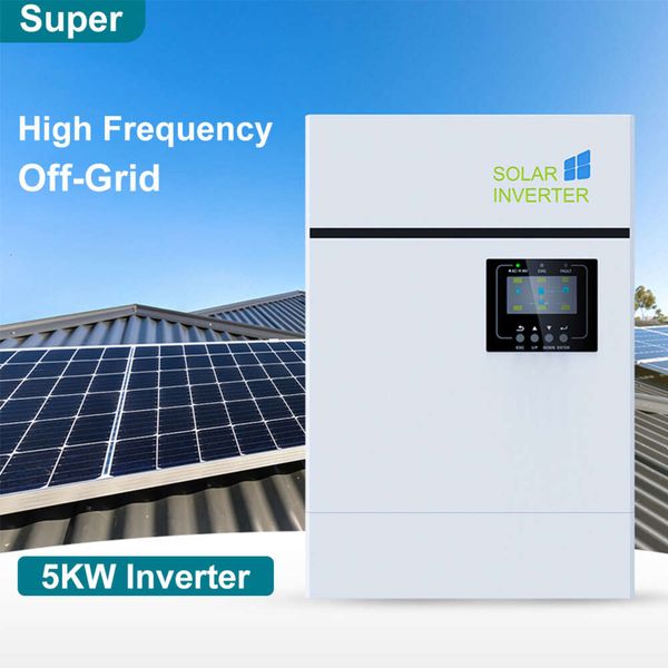 48V 6Kw 5Kw 3.5Kw Inverter High Frequency CAN RS485 Communication Max 6 Parallel Built-In MPPT WIFI-GPRS Monitor For 48V Battery