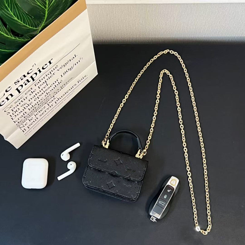 Designer soff trunk pouch Earphone Case Airpods Pro Protective Cover Bluetooth Currency Headset Universal Headphone Bag Air Pods Cover Card Bags Cha