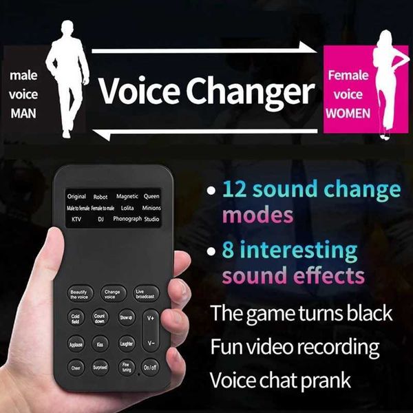 S9 speech converter 12 speech converter modulator with adjustable speech function telephone computer sound card microphone tool easy to use