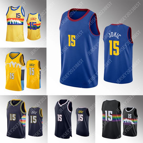 Custom Nikola Jamal Murray Jokic 15 Basketball Jerseys Men Women Youth XS-4XL shirt 2022 23 City