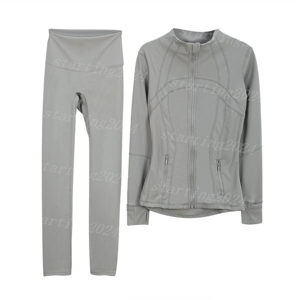 Conjunto de exercícios Women Yoga Sets Jackets Shorts Leggings Push Up Fitness Sets Desengetes de Coloque High Caist