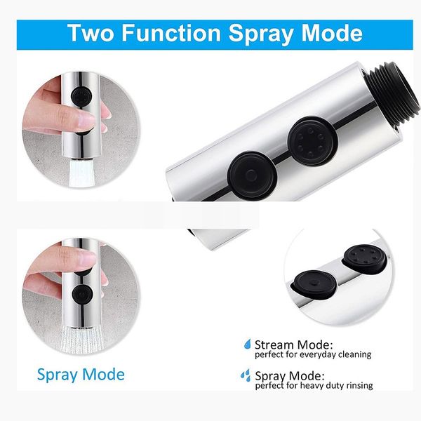 Faucets, Showers Accs Small straight tube pulling head faucet shower head kitchen wash basin anti-splash pulling faucet accessories by DHL