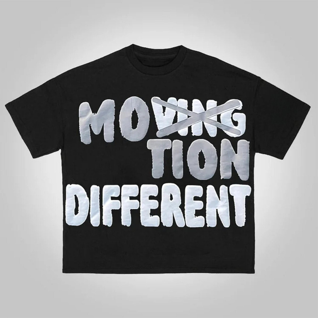 TEMU Men's Y2k Vintage Graphic T-shirt - Navy Blue Retro Tee, Heavyweight 180gsm Cotton Crewneck Shirt For Casual Outfits, Parties & Casual Attire -