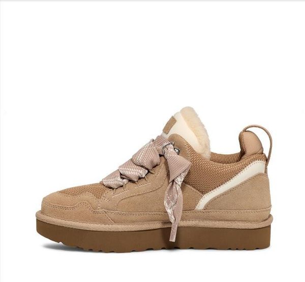 Classic Low Mel Casual Shoes Lowmel Autumn Winter Women Snow Top acolhedores de pele de carneiro esportivo de pele de carneiro com caixa 9f9