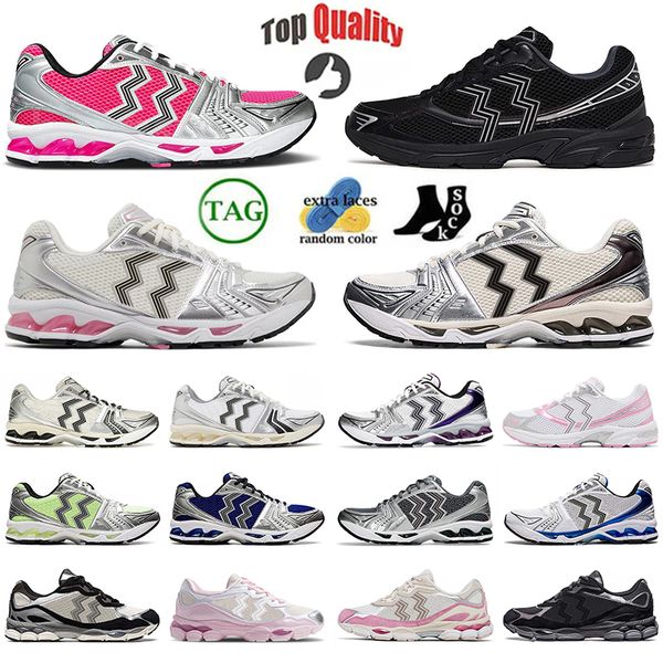 asics asicis Gel Kayano 14 Cream Black Metallic Plum  White Midnight Black Pure Silver pink glo nyc 1130 running shoes men shoes acsics desi