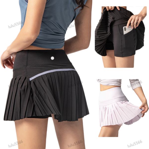 Yoga Pleated Skirt Womens Tennis Skirts Gym Clothes Women Running Fitness Golf Shorts Pants Sports biker workout dance pant yoga outfit tenn