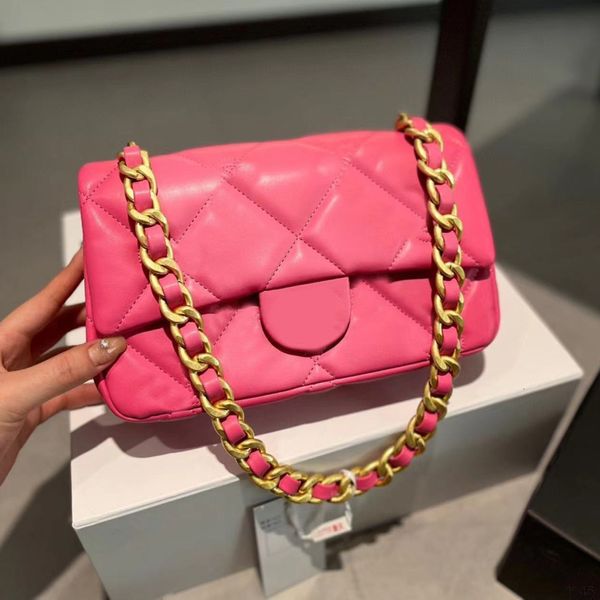 2024 Hot sale Luxury Design bag Fashion Bags Classic Flap Famous Women Crossbody Shoulder bag Designer Chains Handbags Sheep lambskin Tote