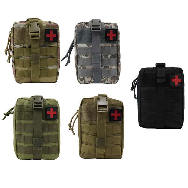 Molle IFAK Tactical First Aid Bag Outdoor Pouch Quick Release For Camping Hiking Hunting Emergency
