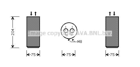 Dryer, air conditioning AVA QUALITY COOLING VWD053