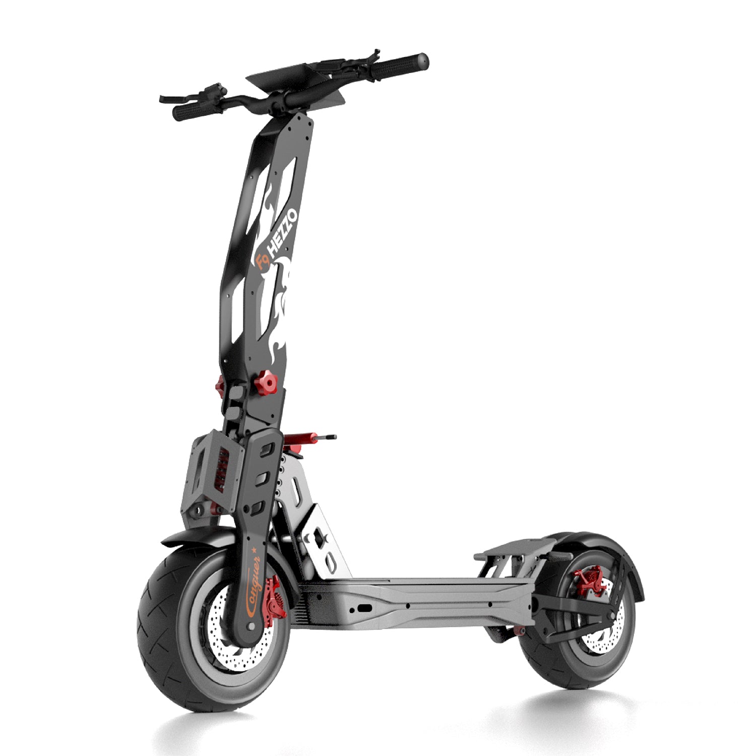 HEZZO F9 E-Scooter 60V 8000W Dual Motors 50mph 12Inch Foldable Kick Scooter & 40Ah Lithium Battery -Off-road USA Stock
