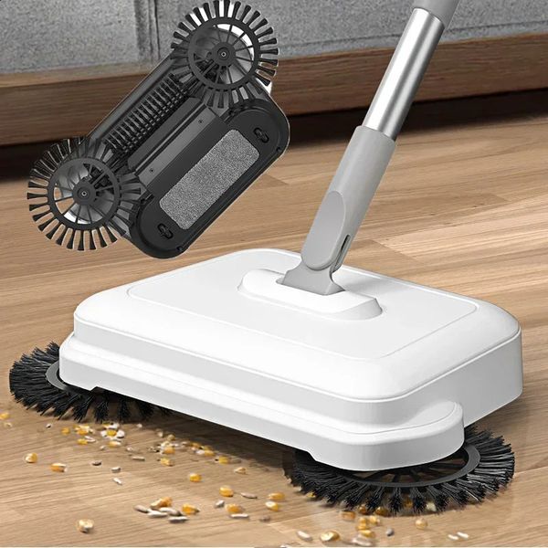 Vacuum cleaner magic broom dust collector set hand push cleaning machine floor mop household lazy allinone tool 240824