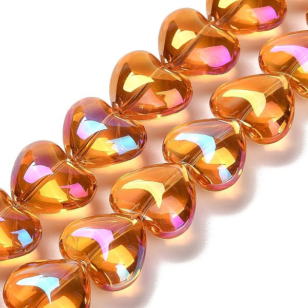 Brins de perles de verre à placage UV électrolytique