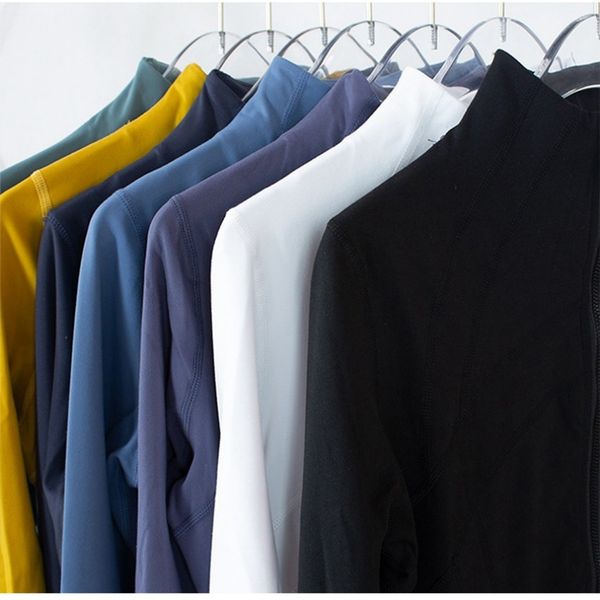 Women&#039;s Yoga Jacket Womens Sport jackets Workout Sports gym Coat Fitness Jackets Sports Quick Dry Activewear Top Solid Zip Up Sweatshir