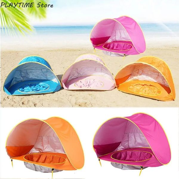 Baby Beach Tent Portable Shade Pool UV Protection Sun Shelter For Infant Outdoor Toys Child Swimming Pool Play House Tent Toys 250210