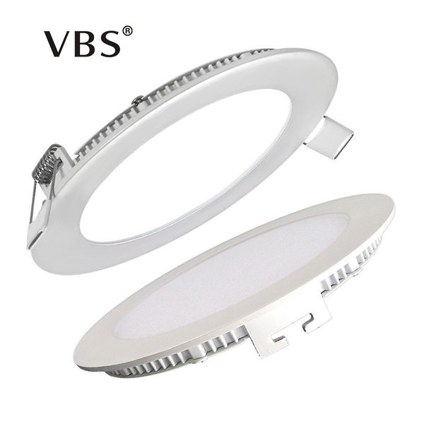 Dimmable Led Panel Downlight Ultra Thin 3w 4w 6w 9w 12w 15w 18w Round Ceiling Recessed Spot Light AC85-265V Painel lamp CE UL