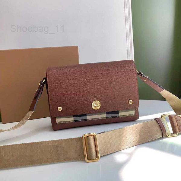 Cosmetic Bags Cases Evening Designer Note Handbags Vintage Horseferry Shoulder Bag Checkered Patent Leather Cross Body Canvas lettering Cowh