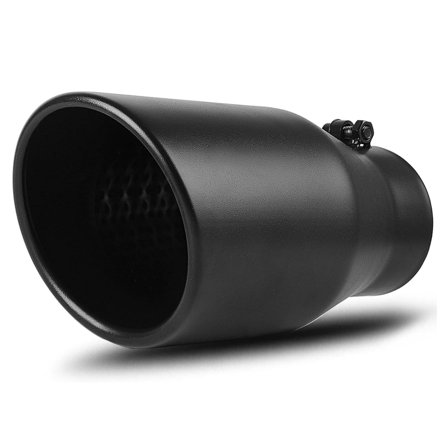 YITAMOTOR Universal 4 Inch Inlet Exhaust Tip, 4" Inlet 6" Outlet 12" Overall Length Polished Surface Stainless Steel Professional Exhaust Tip