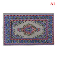1:12 Dollhouse miniature turkish style floor Rug for dolls house dec_z8