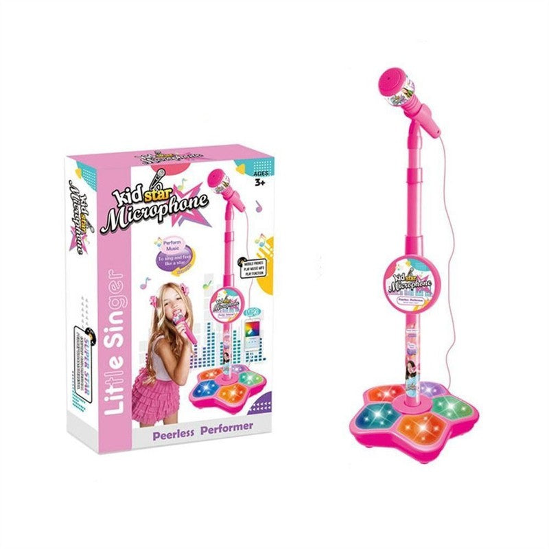 Kids Microphone with Stand Karaoke Song Music Instrument Toys Educational Toys
